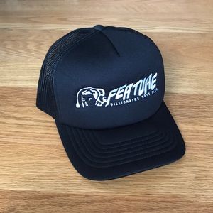 Billionaire Boys Club black trucker hat